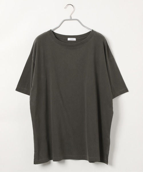 LOWRYS FARM（ローリーズファーム）の「ピグメントロゴＴＥＥ　886754（Tシャツ/カットソー・レディース・ピンク/チャコールグレー/アイボリー/イエロー・FREE）」の5枚目の写真