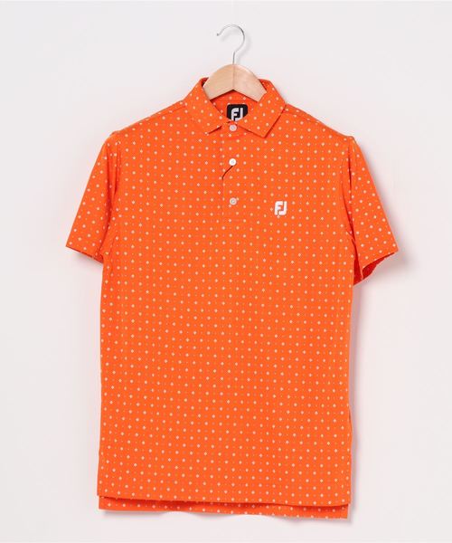 FootJoy メンズ 【XL】 スカーレット/オレンジチェック柄シャツ 新品 FootJoy メンズ 【XL】 スカーレット/オレンジチェック柄シャツ 新品