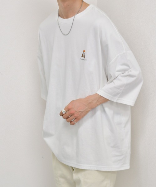 kutir(クティール)の「レトロガールTシャツ コラボTシャツ(Tシャツ/カットソー・メンズ・ホワイト/ダークグリーン/ダークブルー/オフホワイト/グレイッシュベージュ/グレー系その他・SMALL/MEDIUM/LARGE)」の12枚目の写真