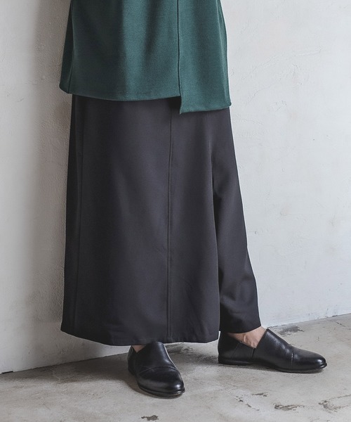 d3d5(ディースリーディーファイブ)の「mp8286-アシンメトリーカットパンツ(その他パンツ・メンズ・ブラック/エメラルド・FREE)」の1枚目の写真