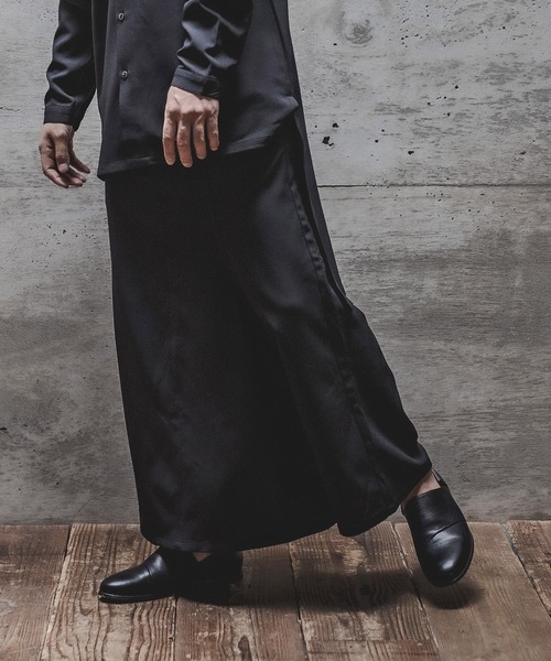 d3d5(ディースリーディーファイブ)の「mp8286-アシンメトリーカットパンツ(その他パンツ・メンズ・ブラック/エメラルド・FREE)」の11枚目の写真