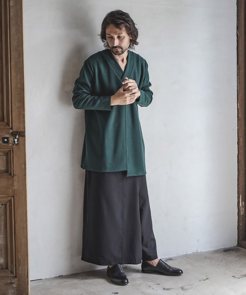 d3d5(ディースリーディーファイブ)の「mp8286-アシンメトリーカットパンツ(その他パンツ・メンズ・ブラック/エメラルド・FREE)」の15枚目の写真