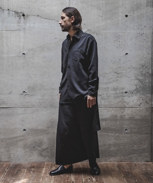 d3d5(ディースリーディーファイブ)の「mp8286-アシンメトリーカットパンツ(その他パンツ・メンズ・ブラック/エメラルド・FREE)」の7枚目の写真