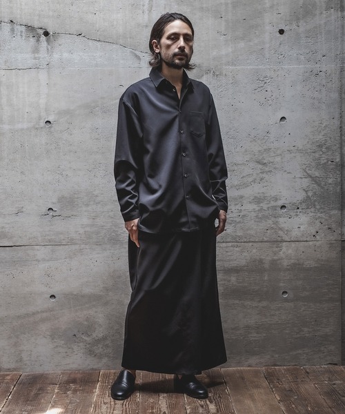 d3d5(ディースリーディーファイブ)の「mp8286-アシンメトリーカットパンツ(その他パンツ・メンズ・ブラック/エメラルド・FREE)」の3枚目の写真