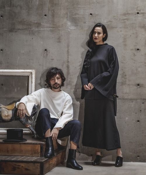 d3d5(ディースリーディーファイブ)の「mp8286-アシンメトリーカットパンツ(その他パンツ・メンズ・ブラック/エメラルド・FREE)」の17枚目の写真