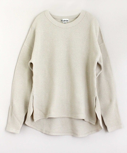 RNA-N(アールエヌエーエヌ)の「M1525 カノコロンT(Tシャツ/カットソー・レディース・ベージュ/キナリ/オリーブ・MEDIUM)」の2枚目の写真