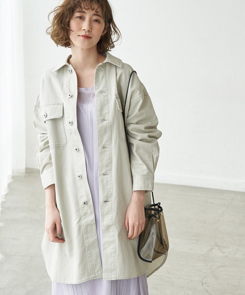 セール カラーデニムシャツジャケット デニムジャケット Rope Picnic ロペピクニック のファッション通販 Zozotown