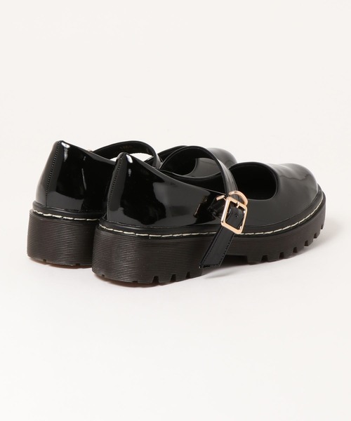 Shoes in Closet（シューズインクローゼット）の「厚底 タンクソール メリージェーン ストラップ シューズ　1866（ドレスシューズ・レディース・ブラック/ダークブラウン/ブラック系その他/アイボリー・L/LL/3L/S/XS/4L/M）」の20枚目の写真