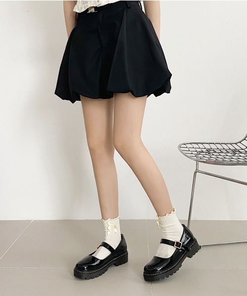 Shoes in Closet（シューズインクローゼット）の「厚底 タンクソール メリージェーン ストラップ シューズ　1866（ドレスシューズ・レディース・ブラック/ダークブラウン/ブラック系その他/アイボリー・L/LL/3L/S/XS/4L/M）」の16枚目の写真