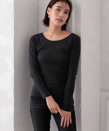 コットンフライス長袖Tシャツ [E]