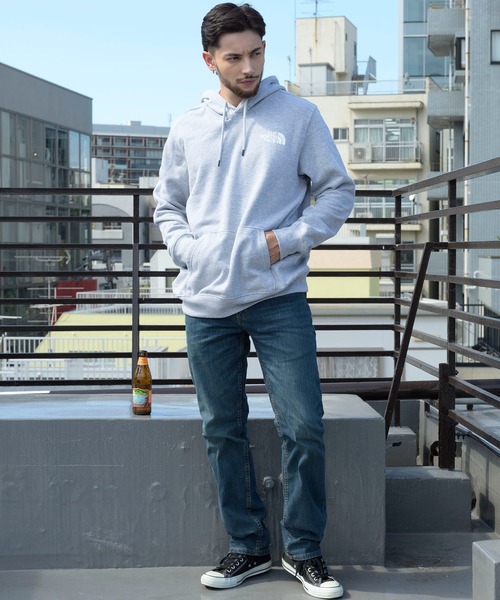THE NORTH FACE(ザノースフェイス)の「THE NORTH FACE ボックスロゴパーカー(パーカー・メンズ・ブルー/イエロー/その他1/ネイビー/ライトグレー/ホワイト・SMALL/MEDIUM/LARGE/X-LARGE)」の14枚目の写真