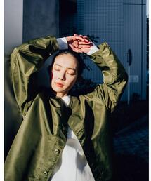 green label relaxing | 【 WEB限定 】[ GLR/ -or ] ノーカラー カバーオール ジャケット 男女兼用 ユニセックス(ノーカラージャケット)