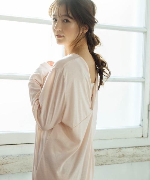 セール Tororelax とろリラ長袖2wayワンピースパジャマ ルームウェア パジャマ Fran De Lingerie フランデランジェリー のファッション通販 Zozotown