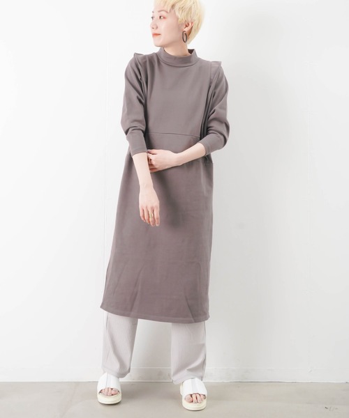 Luck Luck Lc Lll Luca Lady Luca ルカ レディラックルカ のファッション ワンピース ハイネック切替ワンピース ワンピース Luca Lady