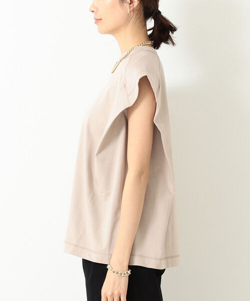 BEAMS LIGHTS（ビームスライツ）の「KiiRA / フラットシーム Tシャツ（Tシャツ/カットソー・レディース・ベージュ/ブルー系その他・ONE SIZE）」の7枚目の写真