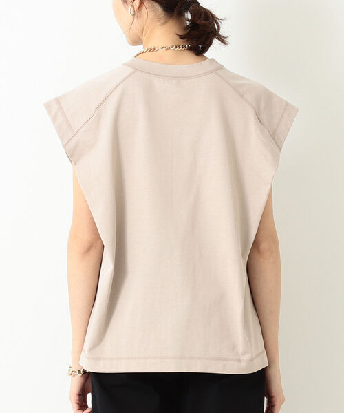 BEAMS LIGHTS（ビームスライツ）の「KiiRA / フラットシーム Tシャツ（Tシャツ/カットソー・レディース・ベージュ/ブルー系その他・ONE SIZE）」の11枚目の写真