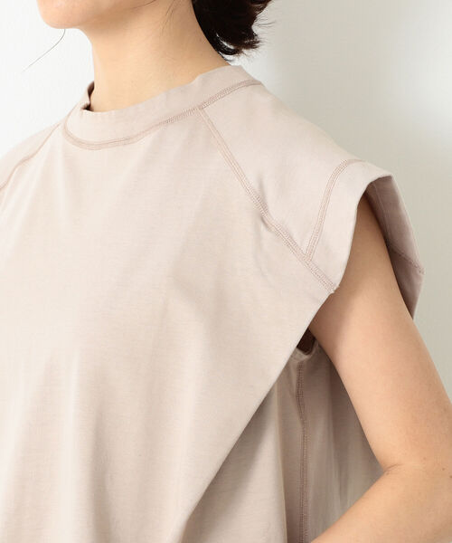 BEAMS LIGHTS（ビームスライツ）の「KiiRA / フラットシーム Tシャツ（Tシャツ/カットソー・レディース・ベージュ/ブルー系その他・ONE SIZE）」の10枚目の写真