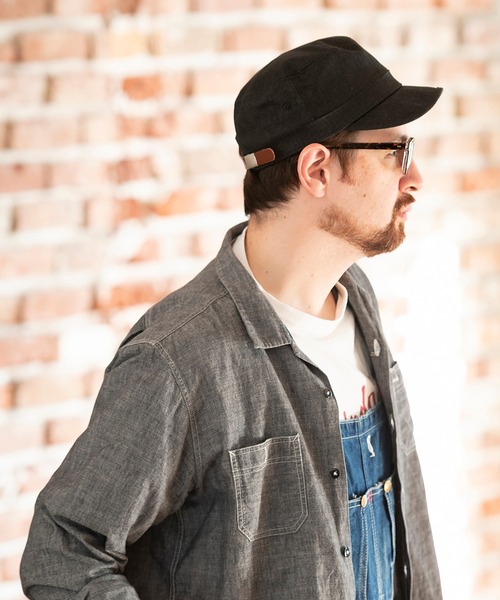 CRESTERBRIDGE＊ストーンベージュチェックつばワークキャップ CRESTERBRIDGE＊ストーンベージュチェックつばワークキャップ