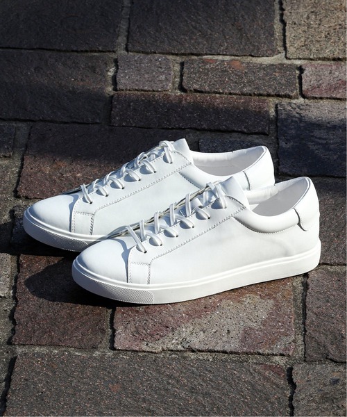 EDIFICE（エディフィス）の「ドレススニーカー バスケット（スニーカー・メンズ・ホワイト/ブラック・25cm/26cm/27cm/28cm）」の2枚目の写真