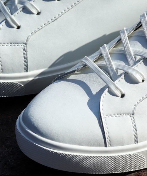 EDIFICE（エディフィス）の「ドレススニーカー バスケット（スニーカー・メンズ・ホワイト/ブラック・25cm/26cm/27cm/28cm）」の12枚目の写真