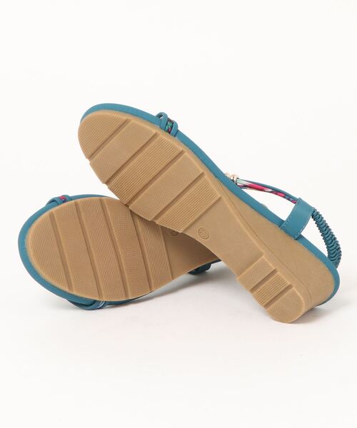 チャイハネ(チャイハネ)の「【チャイハネ】ギャビーストリングサンダル(サンダル・レディース・ブラック/ブルー/ワイン・M/L)」の6枚目の写真