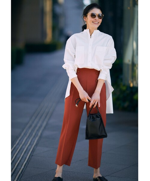 OPAQUE.CLIP（オペークドットクリップ）の「◆マリンパンツ【WEB限定サイズ】（その他パンツ・レディース・ベージュ/ネイビー/オレンジ・38/42/36/34/40）」の3枚目の写真