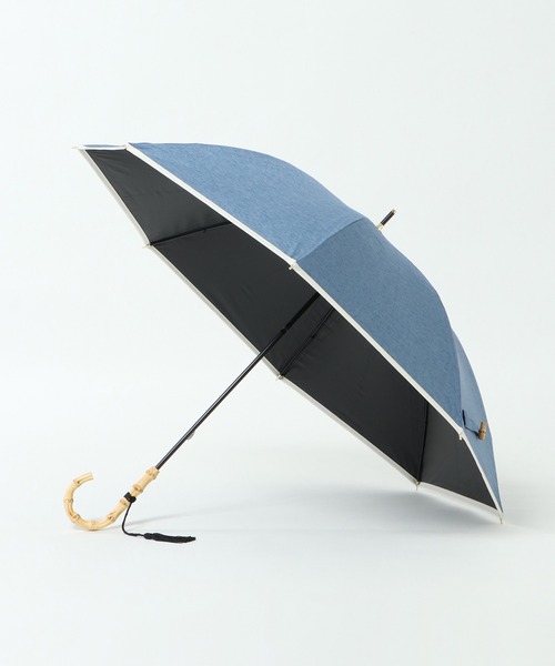 晴雨兼用 長傘 デニム風パイピング 長傘 Lbc エルビーシー のファッション