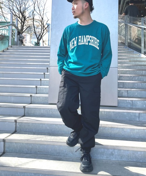 CIAOPANIC TYPY（チャオパニックティピー）の「【ZOZOTOWN限定】ワイドシルエットストレッチカーゴパンツ（カーゴパンツ・メンズ・カーキ/ブラック・L/M/S）」の6枚目の写真