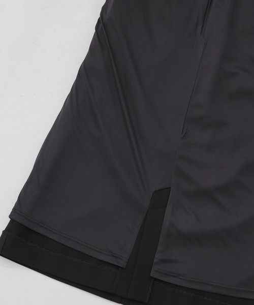 NANO universe（ナノユニバース）の「【WEB限定】スリットタイトスカート（スカート・レディース・グレー系その他4/アイボリー/ブラック/カーキ/ブルー/マスタード・マルチサイズ）」の14枚目の写真