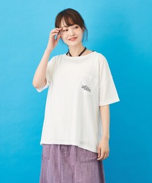 CUBE SUGAR（キューブシュガー）の「スラブ天竺 後スリット Tシャツ（Tシャツ/カットソー）」