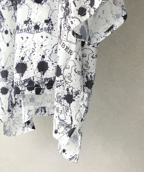 STUDIOUS SELECT(ステュディオスセレクト)の「STUDIOUS別注 パターングラフィックオープンカラーシャツ(シャツ/ブラウス・メンズ・ベージュ/ブラック/キャメル/ダークグレー/グレー/ホワイト・1/2/3)」の18枚目の写真