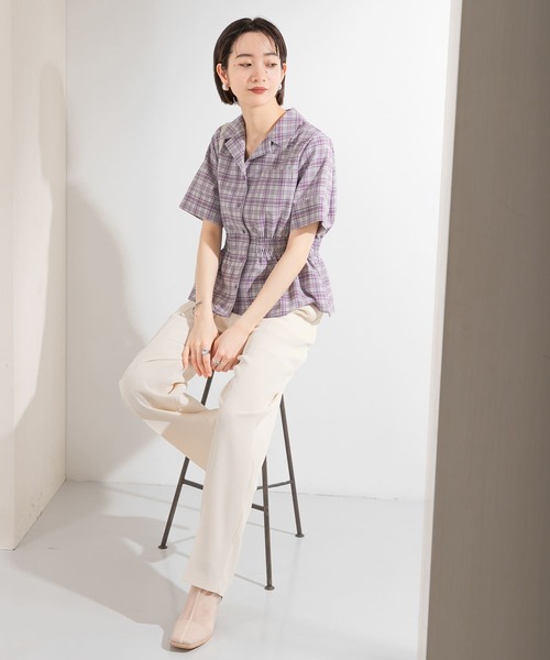 KBF（ケイビーエフ）の「ワンタックスラックス（その他パンツ・レディース・イエロー/アイボリー/ネイビー・38/36）」の15枚目の写真