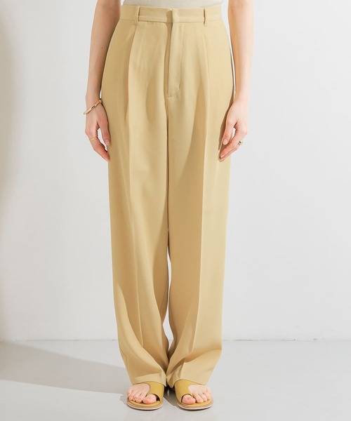 KBF（ケイビーエフ）の「ワンタックスラックス（その他パンツ・レディース・イエロー/アイボリー/ネイビー・38/36）」の21枚目の写真