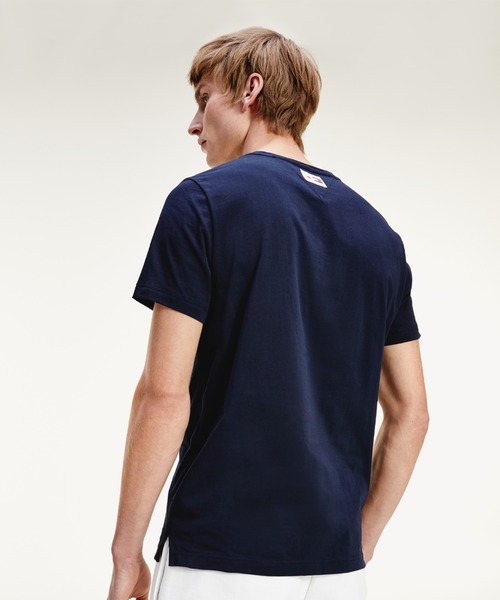 TOMMY HILFIGER（トミーヒルフィガー）の「Tokyo Capsule T-shirt（Tシャツ/カットソー・メンズ・ネイビー/ホワイト・MEDIUM/SMALL/LARGE/X-LARGE）」の6枚目の写真
