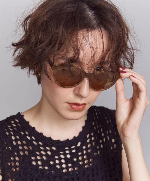 BEAUTY&YOUTH UNITED ARROWS(ビューティーアンドユースユナイテッドアローズ)の「BY フォックスキャットサングラス(サングラス・レディース・その他1/ブラウン・FREE)」の1枚目の写真
