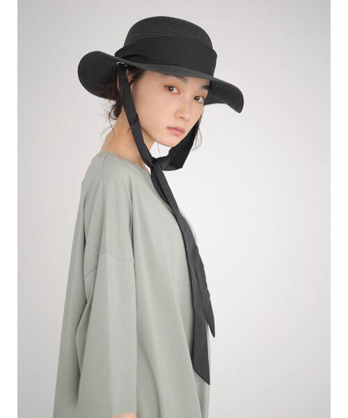 AMERICAN HOLIC（アメリカンホリック）の「ペーパーリボンハット　＊〇（ハット・レディース・ブラック/ベージュ/キャメル・FREE）」の17枚目の写真