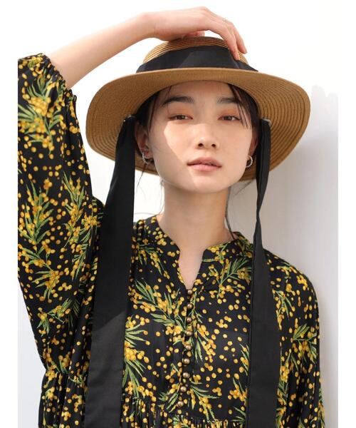 AMERICAN HOLIC（アメリカンホリック）の「ペーパーリボンハット　＊〇（ハット・レディース・ブラック/ベージュ/キャメル・FREE）」の19枚目の写真