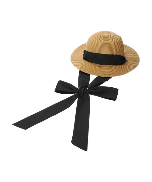 AMERICAN HOLIC（アメリカンホリック）の「ペーパーリボンハット　＊〇（ハット・レディース・ブラック/ベージュ/キャメル・FREE）」の8枚目の写真