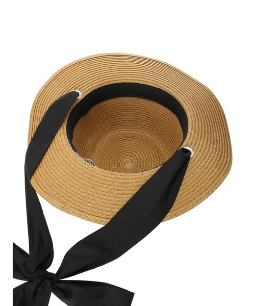 AMERICAN HOLIC（アメリカンホリック）の「ペーパーリボンハット　＊〇（ハット・レディース・ブラック/ベージュ/キャメル・FREE）」の13枚目の写真