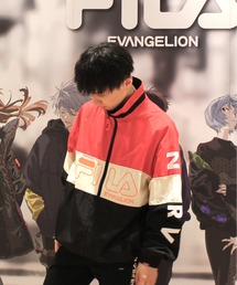 FILA（フィラ）の「【FILA×RADIO EVA】スタンドカラージャケット