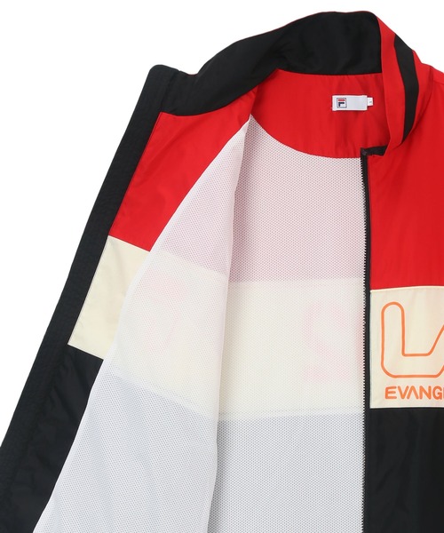 タグ付き新品/FILA×RADIO EVA】スタンドカラージャケット/Lサイズ FILA（フィラ）の「【FILA×RADIO EVA】スタンドカラージャケット