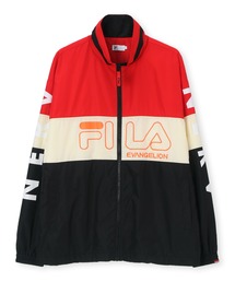 タグ付き新品/FILA×RADIO EVA】スタンドカラージャケット/Lサイズ FILA（フィラ）の「【FILA×RADIO EVA】スタンドカラージャケット