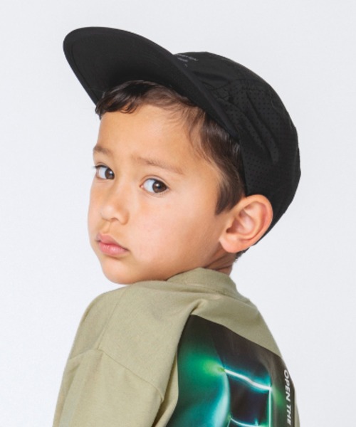 BRANSHES(ブランシェス)の「ジェットキャップ(キャップ・キッズ・ブラック/カーキオリーブ・M/S/L)」の2枚目の写真