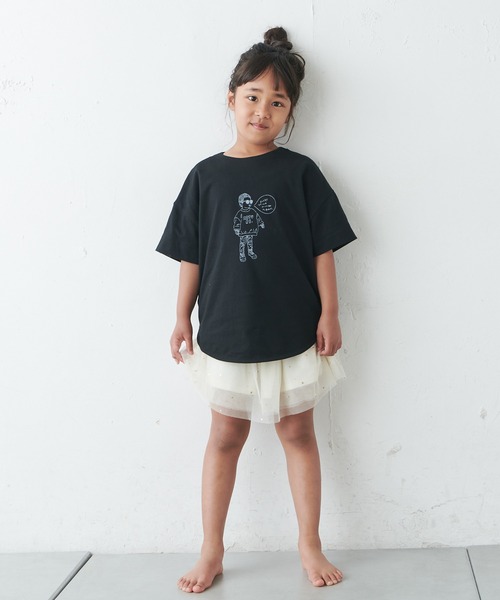 PUAL CE CIN（ピュアルセシン）の「【WEB限定】KIDSオーガニックコットンガス焼きプリントTシャツ（Tシャツ/カットソー・キッズ・ブラック/グレー/ホワイト系その他/ホワイト系その他2・M/L）」の16枚目の写真