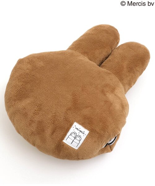 Miffy（ ミッフィー）の「/miffyふかふかおひるねクッション（クッション/クッションカバー・キッズ・ブラウン/オフホワイト・FREE）」の4枚目の写真