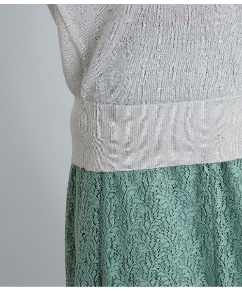 VIS(ビス)の「【前後2WAY】ラメシアー7分ボリューム袖カーディガン(カーディガン/ボレロ・レディース・ホワイト/ベージュ/ネイビー/ピンク/ブラック/パープル・FREE)」の13枚目の写真