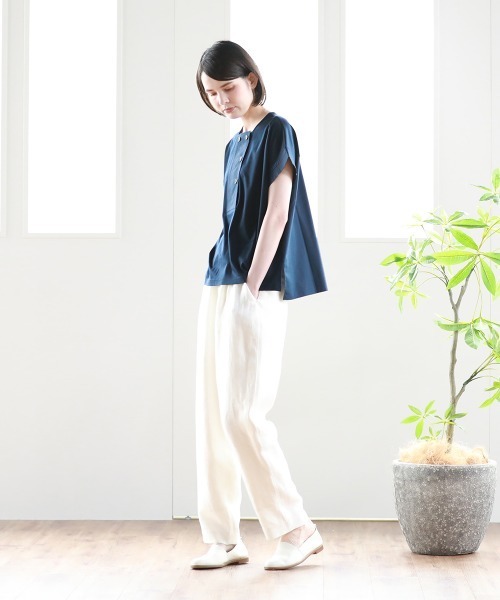 Pao de lo（パオデロ）の「【VOYAGE】プリマザイムスムースカットソー（Tシャツ/カットソー・レディース・ブラック/ネイビー・9号）」の7枚目の写真