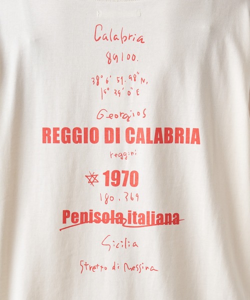 PUAL CE CIN（ピュアルセシン）の「【WEB限定カラーあり】擬麻加工天竺バックプリントショートスリーブ（Tシャツ/カットソー・レディース・ホワイト/チャコール/ベージュ/ナチュラル・FREE）」の8枚目の写真