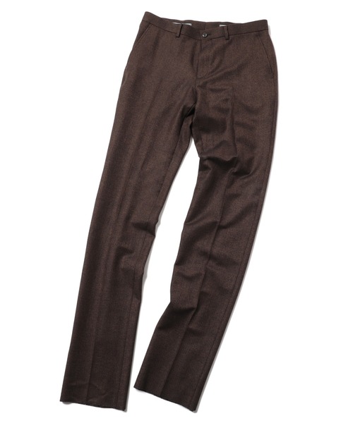 MEN'S BIGI(メンズビギ)の「クラシカルヘリンボーン ストレッチパンツ(スラックス・メンズ・ブラウン/グレー・01/02/03/04)」の12枚目の写真