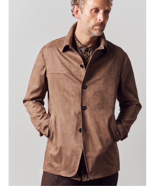 MEN'S BIGI(メンズビギ)の「クラシカルヘリンボーン ストレッチパンツ(スラックス・メンズ・ブラウン/グレー・01/02/03/04)」の18枚目の写真